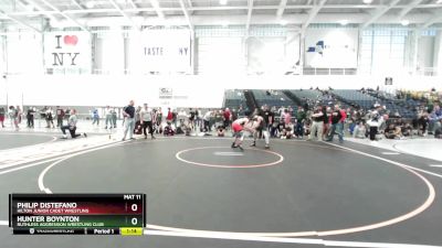 126 lbs Cons. Round 3 - Hunter Boynton, Ruthless Aggression Wrestling Club vs Philip DiStefano, Hilton Junior Cadet Wrestling