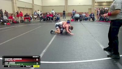 140 lbs Round 1 (6 Team) - Coy Greer, Carolina Hammer Squad vs Sawyer Johnson, Glasgow WA