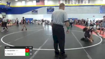 120 lbs Prelims - Xavier Carpentier, Ares Wrestling Club vs Gavin Hearren, Thoroughbred Wrestling Academy