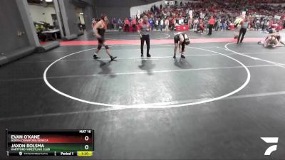 210 lbs Cons. Round 4 - Evan O`Kane, North Crawford/Seneca vs Jaxon Rolsma, Hartford Wrestling Club