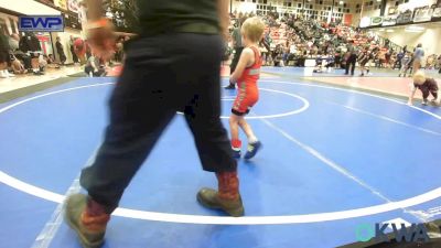 46 lbs Semifinal - Jaxen Henderson, Beggs Youth Wrestling Program vs Miles Sanders, Sallisaw Takedown Club