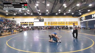 106 lbs Semifinal - Malia Ramos, Canon-McMillan vs Blythe Letters, Shaler Area