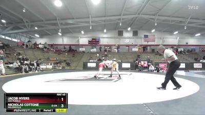 133 lbs 5th Place Match - Jacob Myers, CSU-Pueblo vs Nicholas Cottone, Millersville