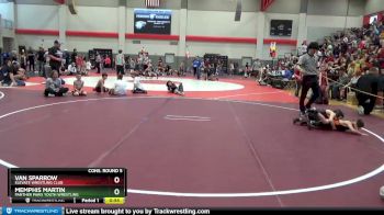 50 lbs Cons. Round 5 - Van Sparrow, Elevate Wrestling Club vs Memphis Martin, Panther Paws Youth Wrestling