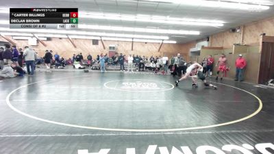 125 lbs Consi Of 8 #2 - Carter Billings, Berwick vs Declan Brown, Lackawaxen