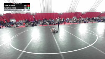 12U Boys - 70 lbs Cons. Round 4 - Maverick Feutz, Ringers Wrestling Club vs Rem Mlodzik, Team Nazar Training Center