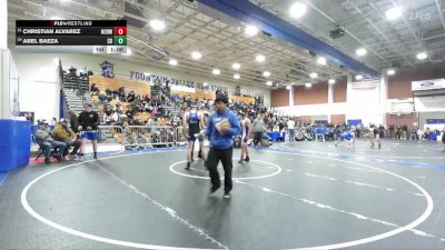 157 lbs Cons. Round 3 - Abel Baeza, San Dimas vs Christian Alvarez, Norwalk