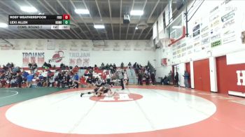 125 lbs Cons. Round 7 - Lexi Allen, Rocky Mountain vs Rosy Weatherspoon, Fruitland