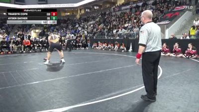 215 lbs Quarterfinal - Ayden Dather, Sergeant Bluff-Luton vs Traesyn Cope, Clarion-Goldfield-Dows