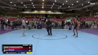 126 lbs Champ. Round 2 - Talon Tahdooahnippah, OK vs Silas McCloy, KS