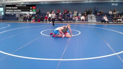 157 lbs Cons. Round 2 - Brandly Walters, Kearney Matcats vs Ryker Olson, South Platte