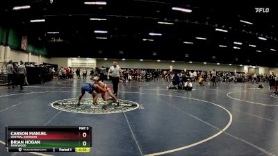 120 lbs Cons. Round 3 - Brian Hogan, Parkwood vs Carson Manuel, Central Davidson