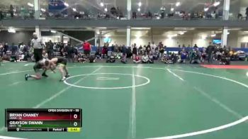 95 lbs Cons. Round 1 - Bryan Chaney, HSWA vs Grayson Swann, HHY1