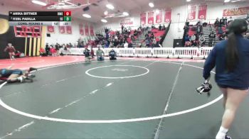 140 lbs Cons. Round 6 - Itzel Padilla, Excelsior Charter vs Anika Bittner, Rio Mesa