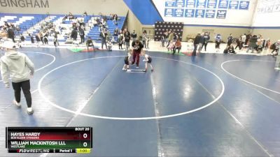 39-41 lbs Round 1 - William Mackintosh Lll, Westlake vs Hayes Hardy, Box Elder Stingers