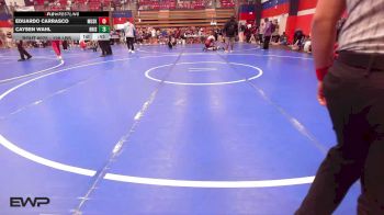 126 lbs Consi Of 4 - Eduardo Carrasco, Muskogee vs Caysen Wahl, Bristow