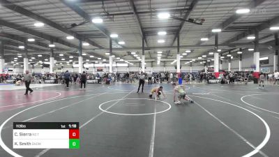 113 lbs Semifinal - Chris Sierra, No Team vs Kannon Smith, Snowflake Lobos
