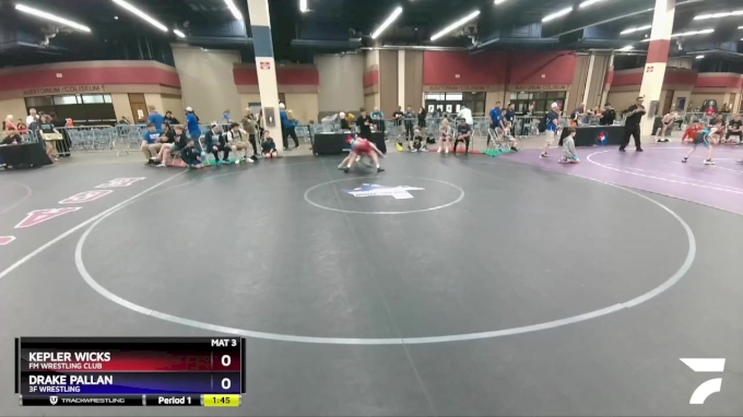 78 lbs 1st Place Match - Kepler Wicks, FM Wrestling Club vs Drake ...