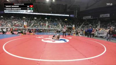 3A-165 lbs Cons. Round 2 - Brody Behrend, Buffalo vs Israel Robertson, Cody