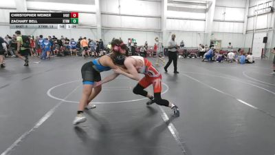 120 lbs Round 7 (8 Team) - Christopher Weiner, 84 Athletes vs Zachary Bell, Xtreme Team