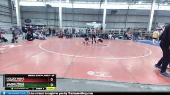 95 lbs Cons. Round 3 - Gracie Price, Black Canyon Girls vs Holley Hove, Unaffiliated Girls