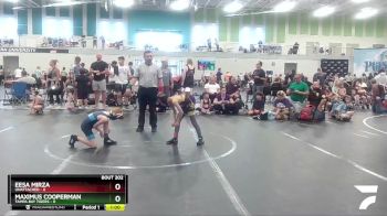 56 lbs Round 1 - Eesa Mirza, Unattached vs Maximus Cooperman, Tampa Bay Tigers