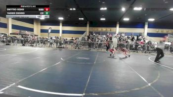 85 lbs Consi Of 8 #1 - Dmytro Reikh, WAMMA NextGen vs Yadier Osorio, Legends Of Gold LV