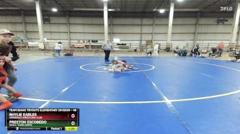 49 lbs Round 5 - Preston Escobedo, Small Town Grims vs Rhylie Earles, Homedale Wrestling Club