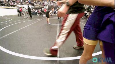 90 lbs Rr Rnd 1 - Cadyn Tate, Bridge Creek Youth Wrestling vs Truitt Langford, ARDMORE TAKEDOWN CLUB