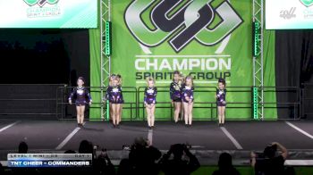 TNT Cheer - Commanders [2026 L1 Mini - D2 Day 1] 2026 CSG Grand Nationals