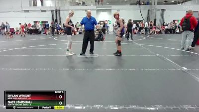 113 lbs Placement (4 Team) - Dylan Wright, New England Gold vs Nate Marshall, South Side WC Blue