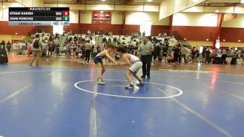 120 lbs Consi Of 8 #1 - Ethan Kadish, Doughboy Wrestling Club vs John Porchia, Shoreham Wading River