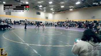 125 lbs Quarterfinal - Kali Jensen, Wright City vs Laura Schulte, Nixa