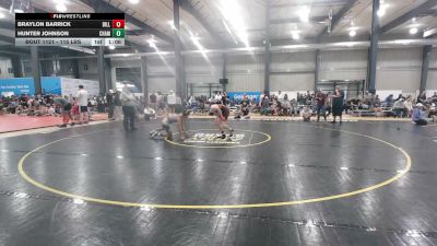 115 lbs Consolation - Braylon Barrick, Dillsburg vs Hunter Johnson, Chambersburg