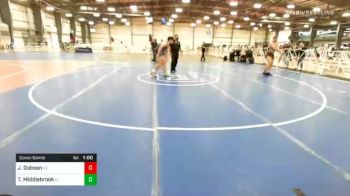 220 lbs Consolation - Tristan Middlebrook, FL vs Jayden Dobson, AZ