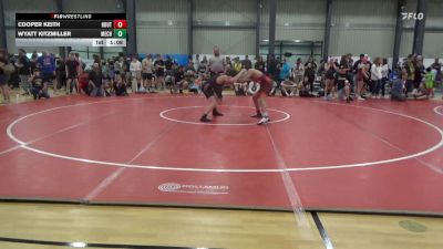 120 lbs Quarterfinal - Wyatt Kitzmiller, Mechanicsburg vs Cooper Keith, Houtzdale