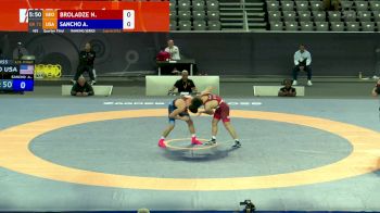 72 kg Quarterfinal - Alejandro Sancho, USA vs Nika Broladze, GEO