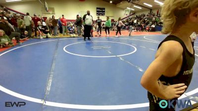 43 lbs Rr Rnd 2 - Finlee Bowman, Team Tulsa Wrestling Club vs Henry Howell, Henryetta Knights Wrestling Club