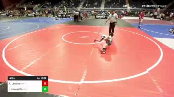 46 lbs Semifinal - Anthony Lovato, RawTown Elite vs Liam Howarth, Colorado Regulators