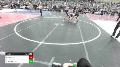 144 lbs Consi Of 8 #2 - Isaid Solis, Nevada Elite vs Troy Brown, Raider WC