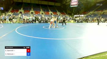 160 lbs Cons 32 #1 - Eli Gammill, Arkansas vs Charles McKune, Kentucky