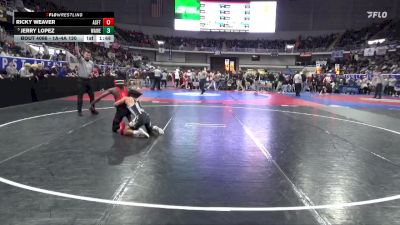 1A-4A 120 Quarterfinal - Jerry Lopez, Walter Wellborn vs Ricky Weaver, Alabama School For The Blind