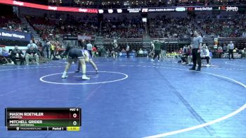 3A-215 lbs Cons. Round 4 - Mitchell Grider, Ankeny Centennial vs Mason Roethler, Johnston