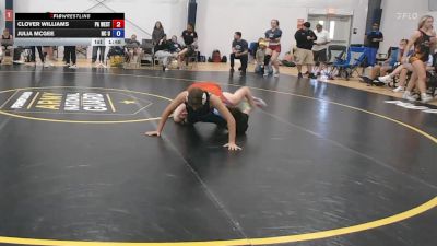 63 lbs Rr Rnd 1 - Clover Williams, PA West Black - W vs Julia McGee, NC United - W