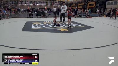 62 lbs Round 1 - George Loeffelholz, Moen Wrestling Academy vs Tom Rausenberger, Pack732 Wrestling Academy