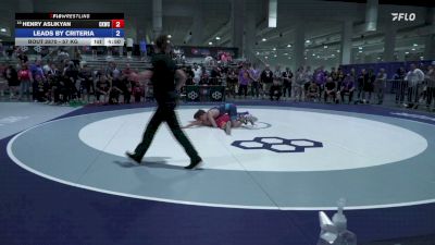 57 kg Cons. Sub-semis - Henry Aslikyan, Cliff Keen Wrestling Club vs Hayden Schwab, Immortal Athletics WC