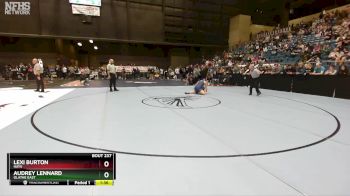 140 lbs Semifinal - Lexi Burton, Hays vs Audrey Lennard, Olathe East