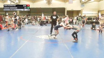 85 lbs Rr Rnd 6 - Zeke Schmoyer, Mat Assassins Red - MSE vs Mason Umberger, CTWHALE Humpback - MSE