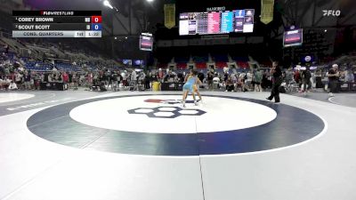 120 lbs Cons. Quarters - Corey Brown, MD vs Scout Scott, ID