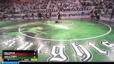 62 lbs 3rd Place Match - Nayla O`Neill, Silver Valley WC vs Ayla Enloe, Montana